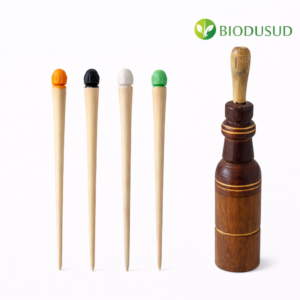 Bâtonnier Complet en Bois Élégance et Tradition pour un Accessoire Unique